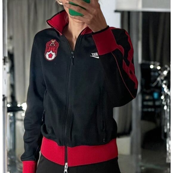 Nike England Track Jacket Preppy Retro Soccer Women’s S Full Zip Sportswear - Picture 2 of 8